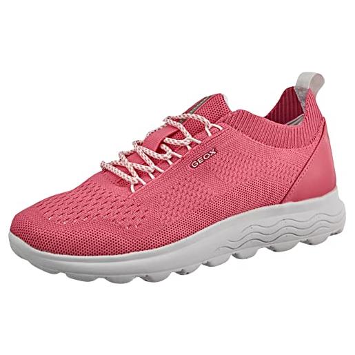 Geox d spherica a, sneakers donna, rosa (pink), 36 eu