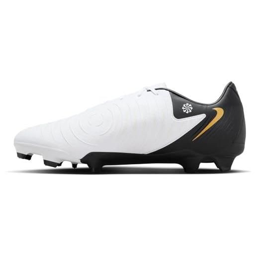 Nike phantom gx ii academy, scarpe da calcio uomo, white/black/mtlc gold coin, 46 eu