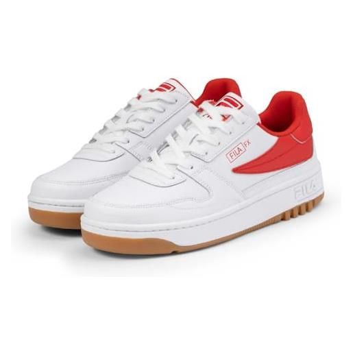 Fila fxventuno l, scarpe da ginnastica uomo, white red, 41 eu