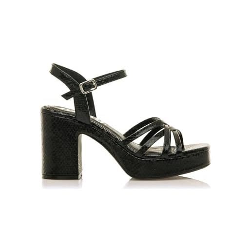 MTNG 59609, sandal donna, black, 37 eu