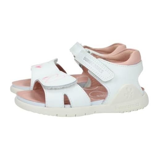 Biomecanics 242233, sandali bambina, bianco, 24 eu