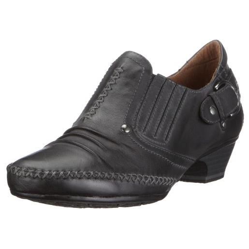 Jana 8-8-24312-25 denia-1k-1, scarpe basse classiche da donna, nero, 39.5 eu larga