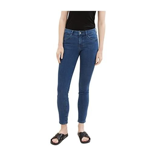 TOM TAILOR attillati jeans skinny alexa da donna, 10281-denim con lavaggio stone medio, 34/30