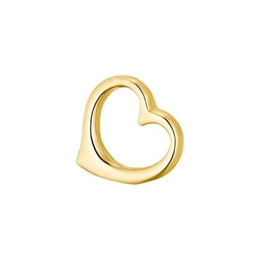 amor ciondolo a forma di cuore, unisex, 0,7 cm, oro, 2013367