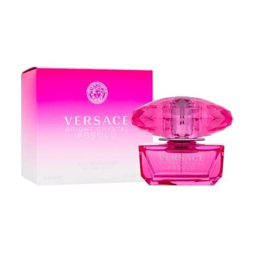Versace bright crystal absolu 50 ml eau de parfum per donna