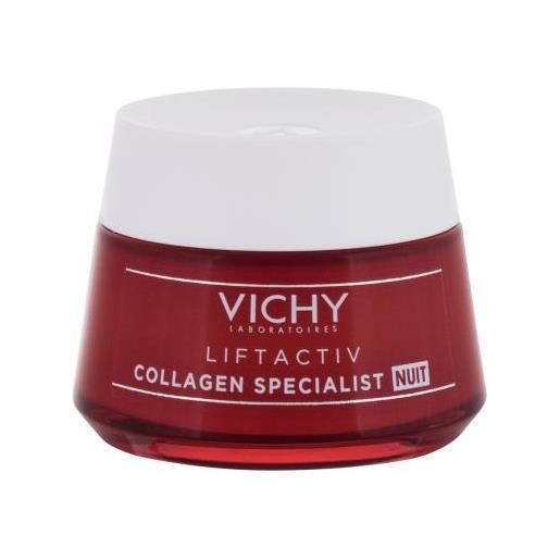 Vichy liftactiv collagen specialist night crema notte rigenerante antirughe 50 ml per donna