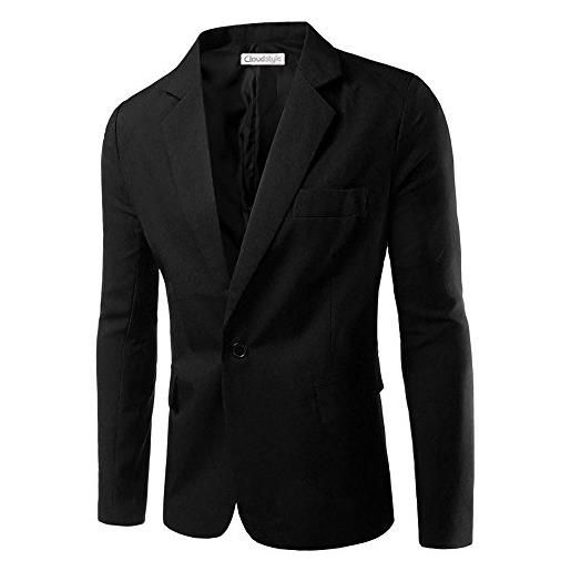 Allthemen giacche da uomo casual giacche da uomo slim fit blazer one button suit cappotto solid casual top