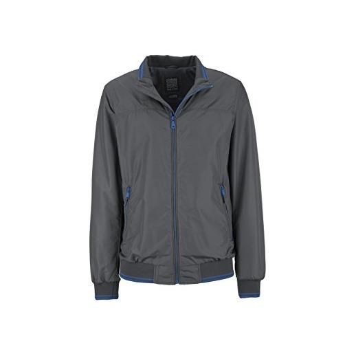 Geox man jacket cappotto, grigio (metal grey f1395), x-large (taglia produttore: 54) uomo