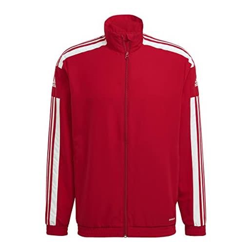 adidas uomo tracksuit jacket sq21 pre jkt, team power red/white, gp6446, lt3