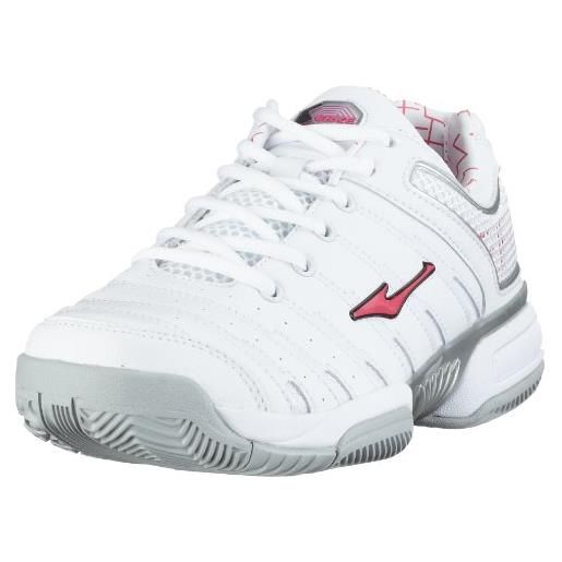 ERKE bmw90103-3, scarpe sportive da donna - tennis, bianco/rosa (bianco/rosa 3), eu 36, bianco, 36 eu