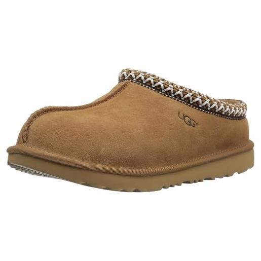 UGG tasman ii, pantofole unisex - bambini e ragazzi, nero, 36 eu