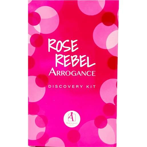 Arrogance rose rebel cofanetto shampoo doccia 200ml + lozione corpo 200ml