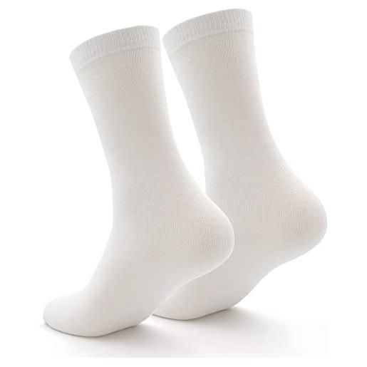 Pedsox, calze resistenti monouso per sport e lavoro, in 100% cotone, confezione da 100 paia, unisex, taglia unica, bianco