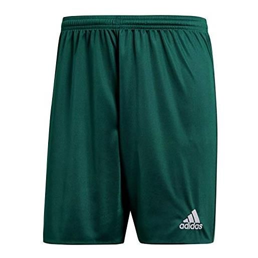 adidas parma 16 sho pantaloncini, verde (collegiate green/white), xxl uomo