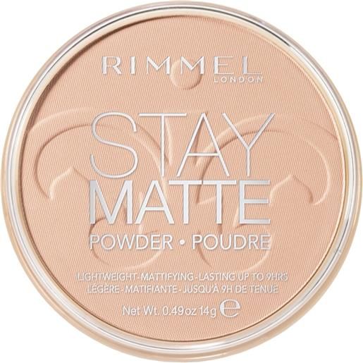 Rimmel cipria compatta stay matte tonalità 003 peach glow 14g