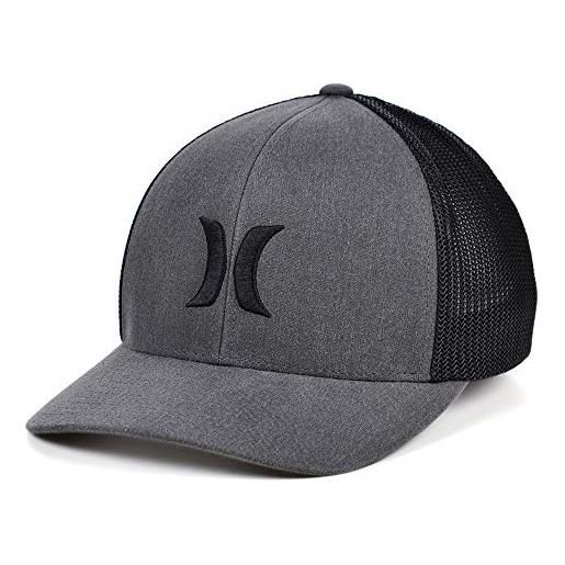 Hurley icon washed flexfit stretch-fit hat black