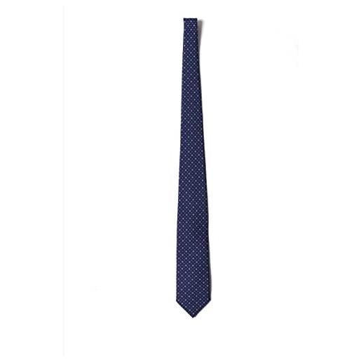 HOLLIDAY & BROWN cravatta twill 148 x 8 cm uomo blu