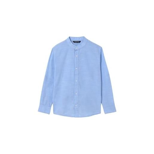 Mayoral camicia m/l collo coreano per bambini e ragazzi bianco 14 anni (164cm)