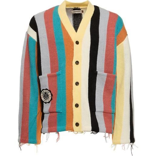 HONOR THE GIFT cardigan in cotone multicolor