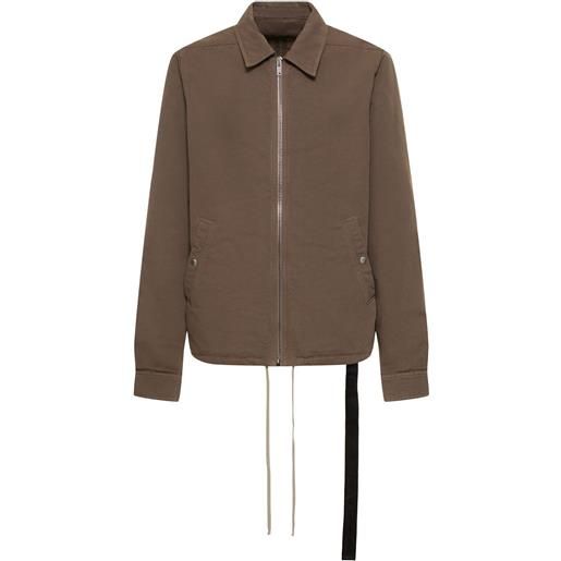 RICK OWENS DRKSHDW giacca jkt in cotone con zip