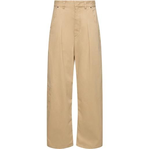 ISABEL MARANT pantaloni larghi lenadi in cotone