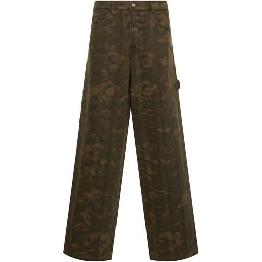 MARC JACOBS jeans oversize camouflage