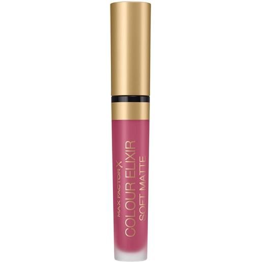 Max Factor colour elixir rossetto soft matte lipstick 4ml 020 blushing ruby Max Factor
