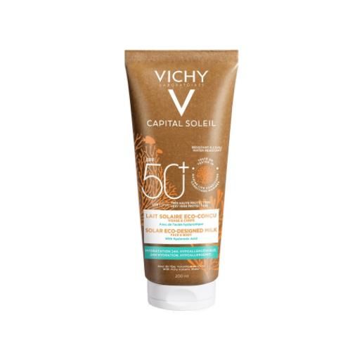 Vichy capital soleil latte solare eco-sostenibile spf50+ viso e corpo 200ml Vichy