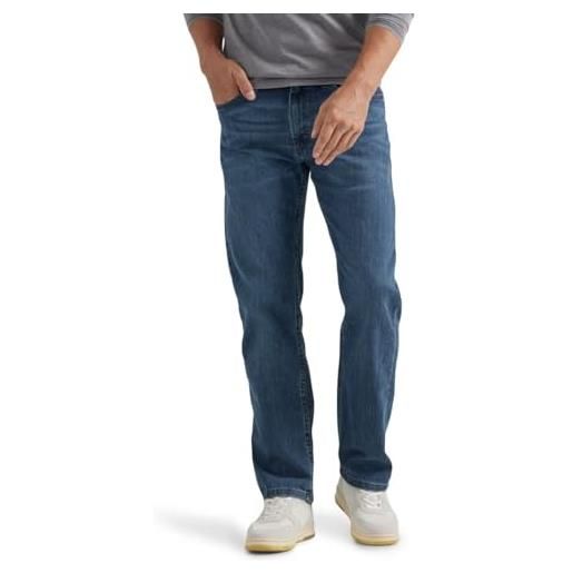 Wrangler Authentics men's big & tall regular fit comfort flex waist jean, blue ocean, 46x30