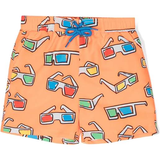 Stella McCartney kids beachwear in poliestere arancione