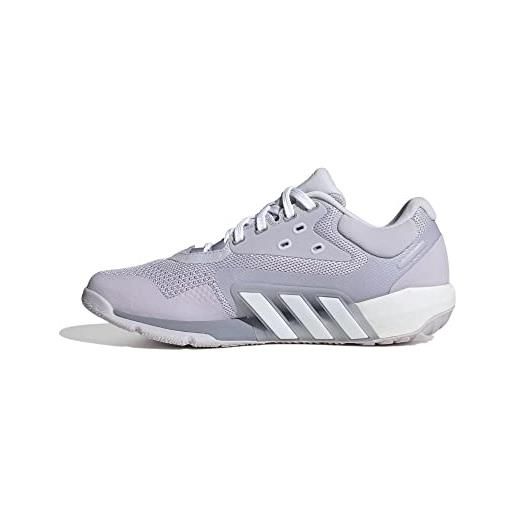 adidas dropset trainer w, sneaker donna, silver dawn/ftwr white/silver violet, 45 1/3 eu