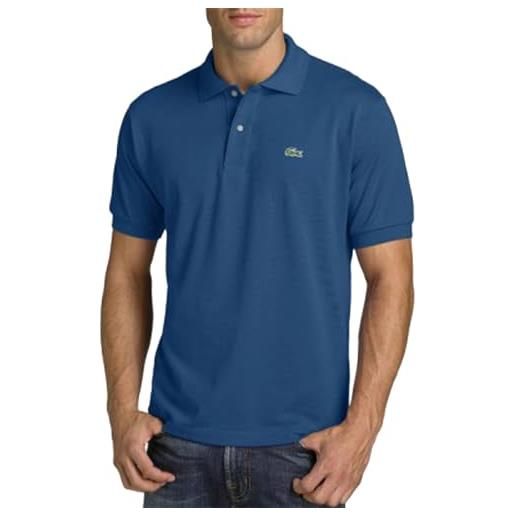 Lacoste l1212, t-shirt polo uomo, blu (nautical), x-small