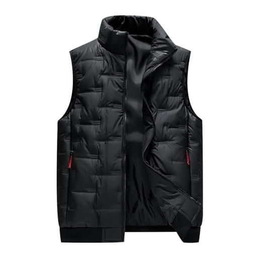 Gilet Imbottito Uomo Con Multitasche - Giubbino Smanicato Invernale, Antivento E Impermeabile - Foto 9