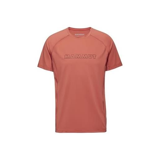 Mammut selun fl-maglietta da uomo con logo t-shirt, mattone, xl