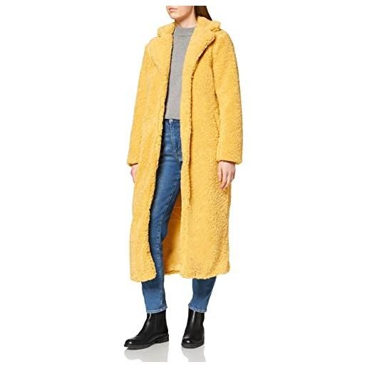 NA-KD cappotto teddy oversize, giallo, 38 donna