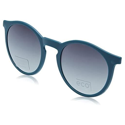 MODO & ECO bryce, occhiali da sole con clip, grigio blu, 49, unisex, grigio blu, grigio blu