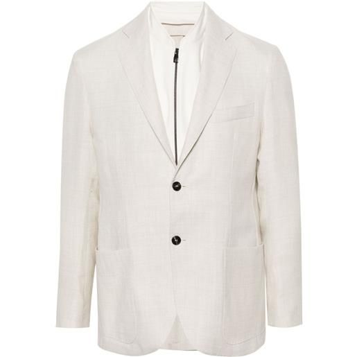 Corneliani blazer monopetto - toni neutri