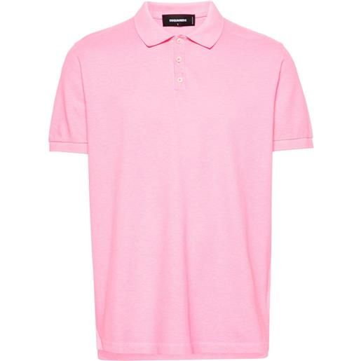 Dsquared2 polo be icon tennis - rosa
