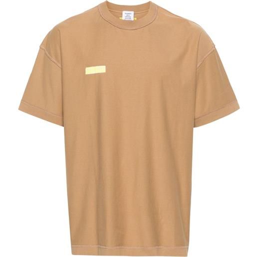 VETEMENTS t-shirt inside-out - marrone