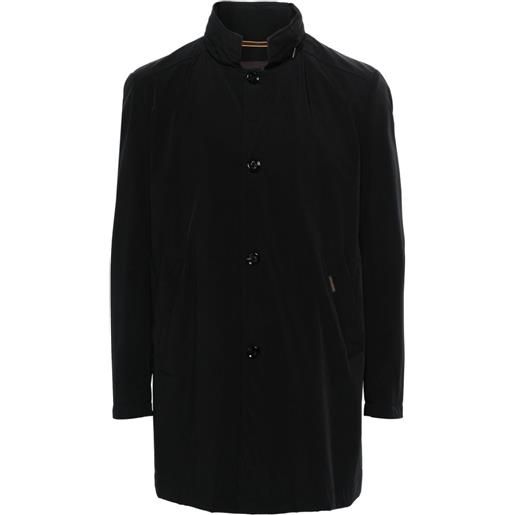 Moorer giacca con cappuccio nascosto - nero