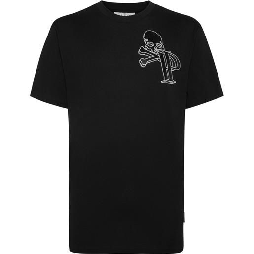 Philipp Plein t-shirt con strass - nero