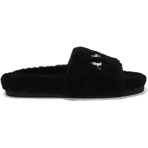 AMIRI slippers con stampa - nero