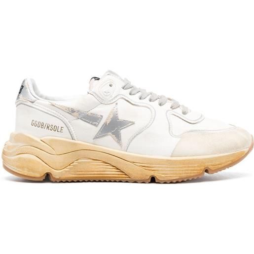Golden Goose sneakers con logo one star - bianco