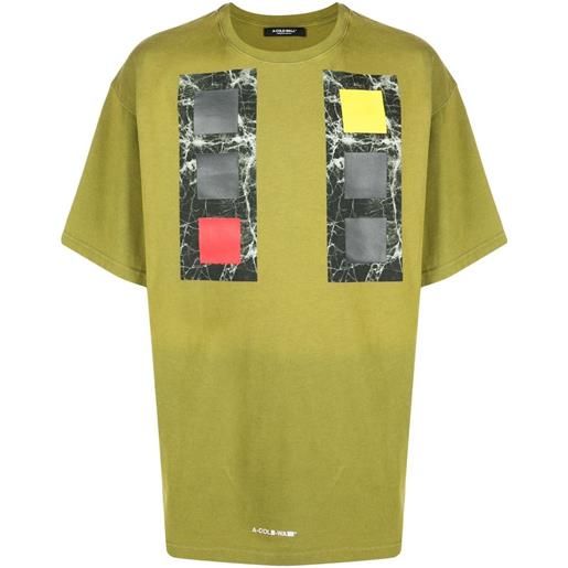 A-COLD-WALL* t-shirt con stampa grafica - verde