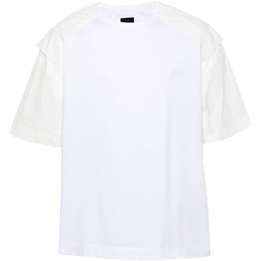 Juun.J t-shirt con ricamo - bianco
