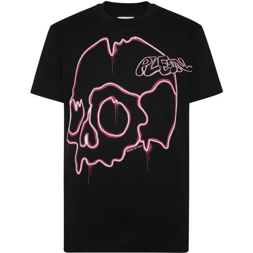 Philipp Plein t-shirt dripping skull - nero