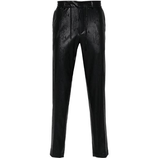 Karl Lagerfeld pantaloni slim pace - nero