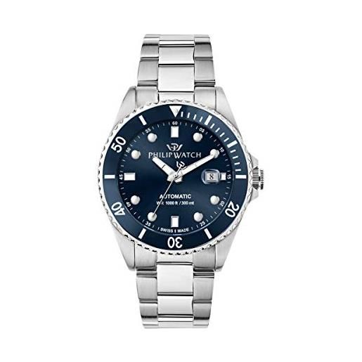 Philip Watch orologio da uomo, collezione caribe, in acciaio - r8223216002