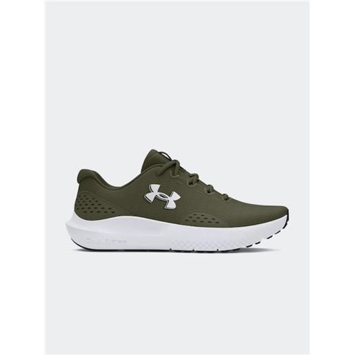 Under armour scarpa running uomo charged surge 4 green/white