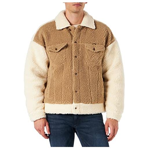 Wrangler sherpa jacket giacca, cornstalk, xx-large uomini